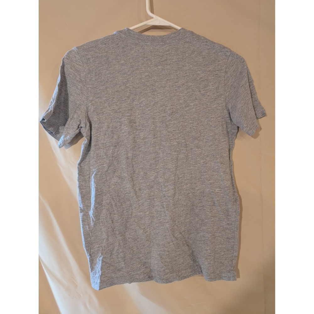 ADIDAS Boys T-Shirt Size 10/12 Gray Camo Logo Short‎ Sleeve Athletic Tee - Picture 3 of 3